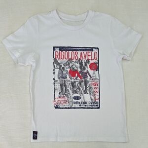 Catimini White Graphic Kids T-Shirt Size 8